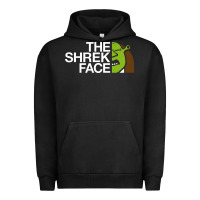 Pigment Black the shrek face Urban Hoodie - linhVisuals