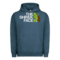 Pigment Midnight Navy the shrek face Urban Hoodie - linhVisuals
