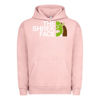 Pigment Salmon the shrek face Urban Hoodie - linhVisuals