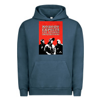 Pigment Midnight Navy nobody expects the spanish inquisition Urban Hoodie - linhVisuals