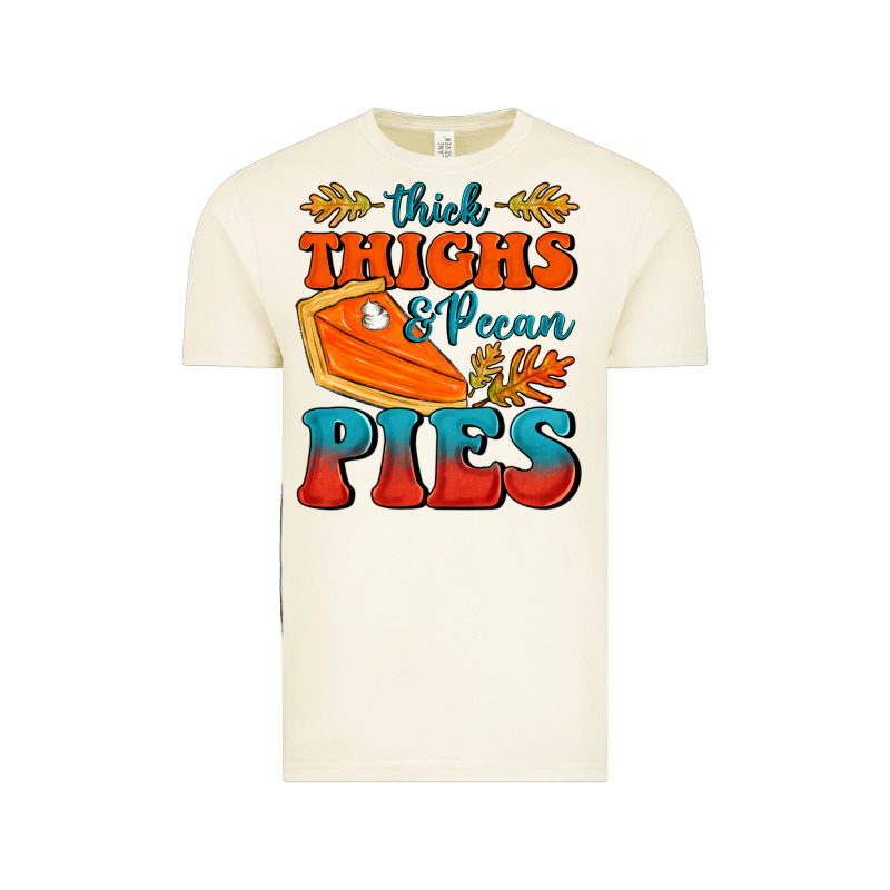 Thick Thighs&pecan Pies Vintage Tee by FaDigitalArtStudio | Teevron