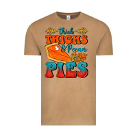 Vintage Camel Thick Thighs&Pecan Pies Vintage Tee - FaDigitalArtStudio