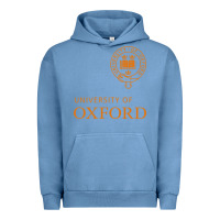 Pigment Pebble Blue oxford Urban Hoodie - linhVisuals
