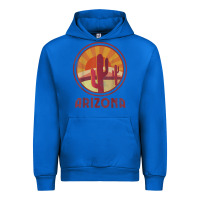 Cobalt arizona cactus sunset scene graphic t shirt Urban Hoodie - linhVisuals