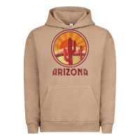 Pigment Burro arizona cactus sunset scene graphic t shirt Urban Hoodie - linhVisuals