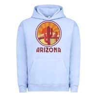 Pigment Grape Ice arizona cactus sunset scene graphic t shirt Urban Hoodie - linhVisuals