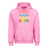 Fuchsia Pink happy last day of school teacher boys girls school last day Urban Hoodie - linhVisuals