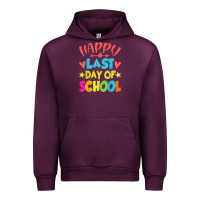 Mauve Wine happy last day of school teacher boys girls school last day Urban Hoodie - linhVisuals
