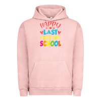 Pigment Salmon happy last day of school teacher boys girls school last day Urban Hoodie - linhVisuals