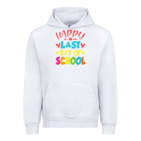 White happy last day of school teacher boys girls school last day Urban Hoodie - linhVisuals