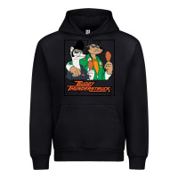 Black buddy thunderstruck friend Urban Hoodie - linhVisuals