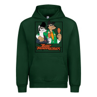 Forest Green buddy thunderstruck friend Urban Hoodie - linhVisuals