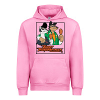Fuchsia Pink buddy thunderstruck friend Urban Hoodie - linhVisuals