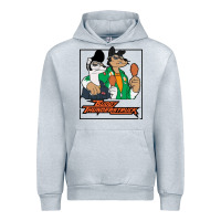 Heather Grey buddy thunderstruck friend Urban Hoodie - linhVisuals