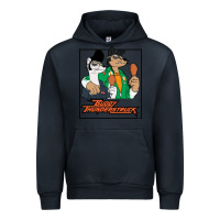 Navy buddy thunderstruck friend Urban Hoodie - linhVisuals