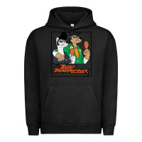 Pigment Black buddy thunderstruck friend Urban Hoodie - linhVisuals