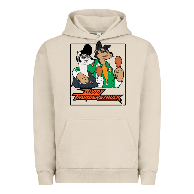 Buddy Thunderstruck Friend Urban Hoodie by linhVisuals | Teevron