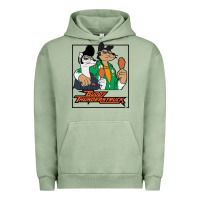 Pigment Oil Green buddy thunderstruck friend Urban Hoodie - linhVisuals