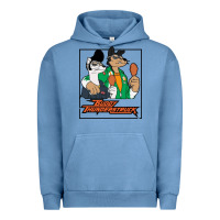 Pigment Pebble Blue buddy thunderstruck friend Urban Hoodie - linhVisuals