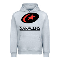 Heather Grey saracens Urban Hoodie - linhVisuals
