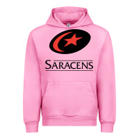 Fuchsia Pink saracens Urban Hoodie - linhVisuals