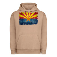 Pigment Burro arizona flag in grungy style raglan baseball tee Urban Hoodie - linhVisuals