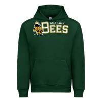 Forest Green salt lake city bees Urban Hoodie - linhVisuals