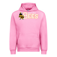 Fuchsia Pink salt lake city bees Urban Hoodie - linhVisuals