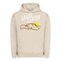 Pigment French Oak arizona grand canyon greetings souvenir tee shirt Urban Hoodie - linhVisuals