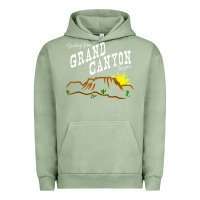 Pigment Oil Green arizona grand canyon greetings souvenir tee shirt Urban Hoodie - linhVisuals