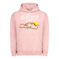 Pigment Salmon arizona grand canyon greetings souvenir tee shirt Urban Hoodie - linhVisuals