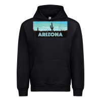 Black arizona shirt   saguaro cactus desert landscape t shirt Urban Hoodie - linhVisuals