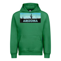 Emerald arizona shirt   saguaro cactus desert landscape t shirt Urban Hoodie - linhVisuals