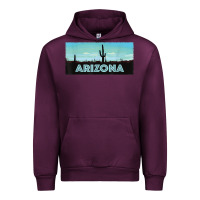 Mauve Wine arizona shirt   saguaro cactus desert landscape t shirt Urban Hoodie - linhVisuals