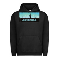 Pigment Black arizona shirt   saguaro cactus desert landscape t shirt Urban Hoodie - linhVisuals