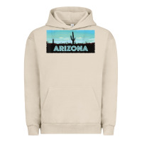 Pigment French Oak arizona shirt   saguaro cactus desert landscape t shirt Urban Hoodie - linhVisuals
