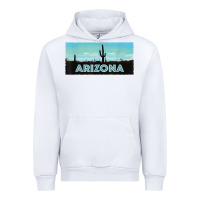 White arizona shirt   saguaro cactus desert landscape t shirt Urban Hoodie - linhVisuals