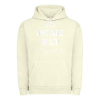Pigment Pistachio i'm awesome in bed i can sleep for hours t shirt Urban Hoodie - linhVisuals