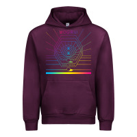 Mauve Wine mṏgwäï müṡïc cṏǹcert Urban Hoodie - linhVisuals