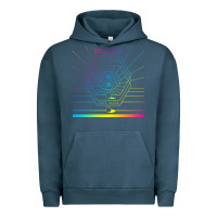 Pigment Midnight Navy mṏgwäï müṡïc cṏǹcert Urban Hoodie - linhVisuals