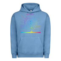 Pigment Pebble Blue mṏgwäï müṡïc cṏǹcert Urban Hoodie - linhVisuals
