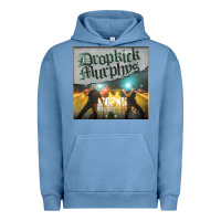 Pigment Pebble Blue drop Urban Hoodie - linhVisuals