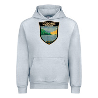 Heather Grey codorus state park pennsylvania badge vintage Urban Hoodie - linhVisuals