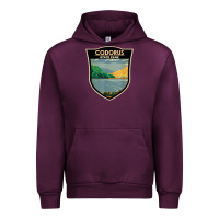 Mauve Wine codorus state park pennsylvania badge vintage Urban Hoodie - linhVisuals