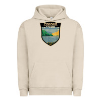 Pigment French Oak codorus state park pennsylvania badge vintage Urban Hoodie - linhVisuals