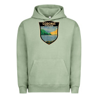 Pigment Oil Green codorus state park pennsylvania badge vintage Urban Hoodie - linhVisuals