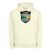 Pigment Pistachio codorus state park pennsylvania badge vintage Urban Hoodie - linhVisuals
