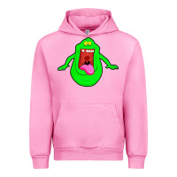 Fuchsia Pink slimer ghost anime Urban Hoodie - linhVisuals