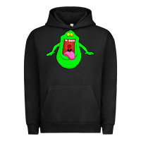 Pigment Black slimer ghost anime Urban Hoodie - linhVisuals