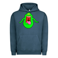 Pigment Midnight Navy slimer ghost anime Urban Hoodie - linhVisuals
